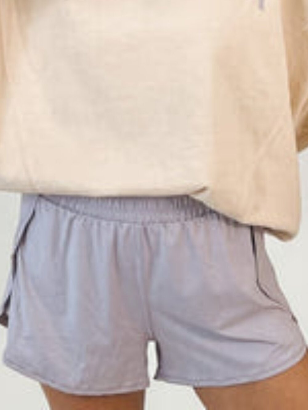 Shop Talulah Butterfly Shorts Size L Lavender Athletic Lined Run Lounge Short